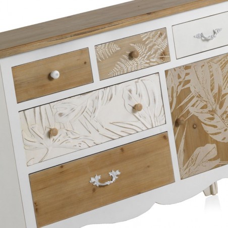 Aparador 107x35x81h frentes en relieve