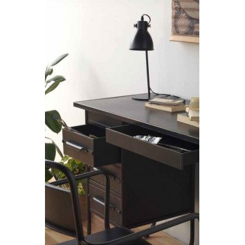 Escritorio metálico industrial estilo S.XX 120x50x80cm 2