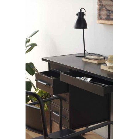 Escritorio metálico industrial estilo S.XX 120x50x80cm