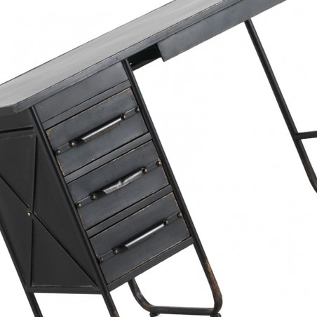 Escritorio metálico industrial estilo S.XX 120x50x80cm