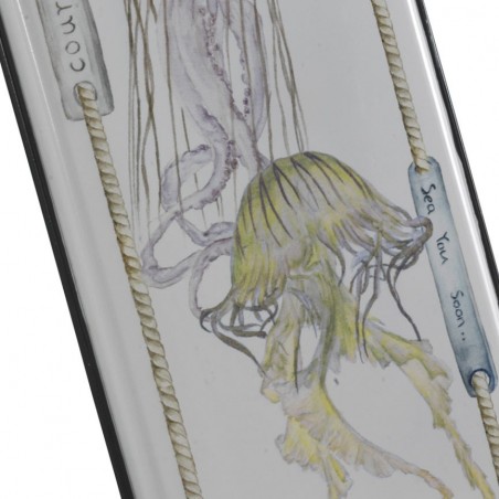 Set 2 cuadros vintage medusa-2- 39x83cm metal esmaltado