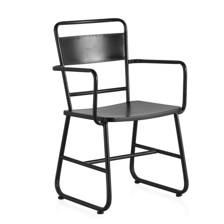 Silla vintage industrial 56x52x88h en hierro