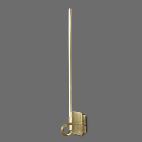 Lámpara aplique pared LED CINTO 83cm Cuero