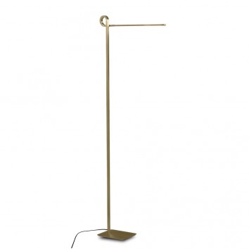 Lámpara de pie lectura LED CINTO 163cm Cuero