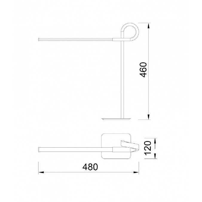 Lámpara de mesa lectura LED CINTO Cuero