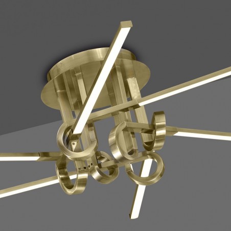 Plafón de techo  LED 42W CINTO Cuero