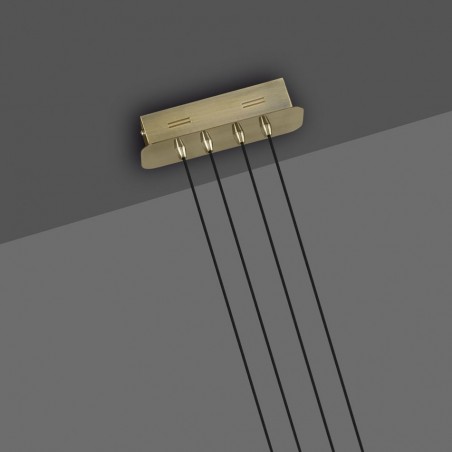 Lámpara techo suspensión LED 42W CINTO Cuero