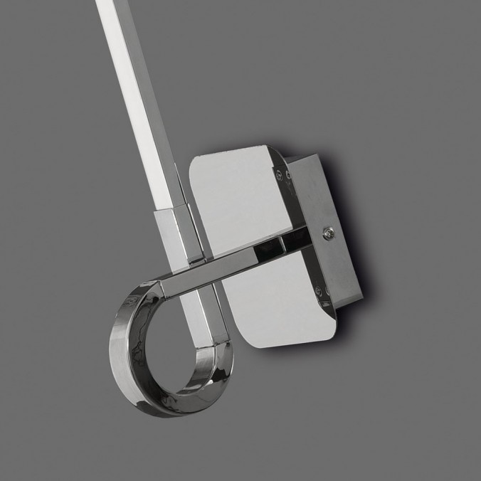 Lámpara aplique pared LED CINTO 48cm CROMO Lámpara aplique pared LED CINTO 48cm CROMO