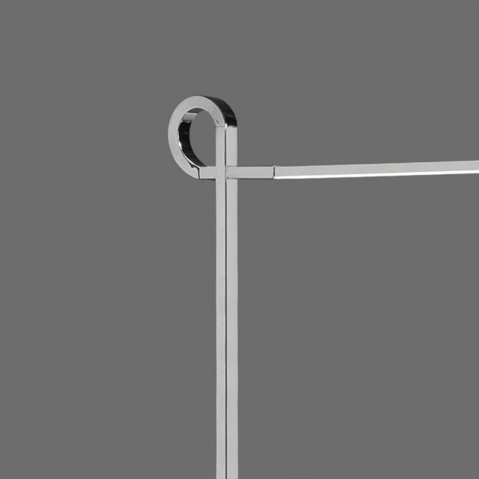Lámpara de pie lectura LED CINTO 163cm CROMO