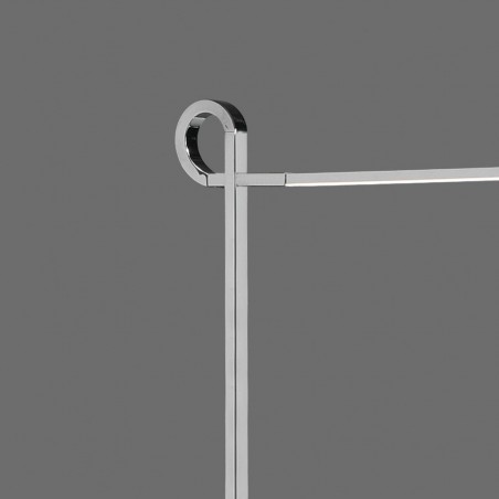 Lámpara de pie lectura LED CINTO 163cm CROMO