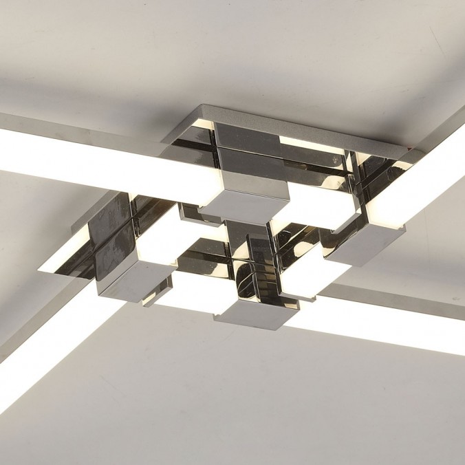 Plafón de techo  LED 24W CINTO CROMO Plafón de techo  LED 24W CINTO CROMO