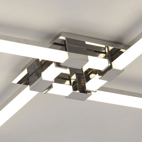 Plafón de techo  LED 24W CINTO CROMO
