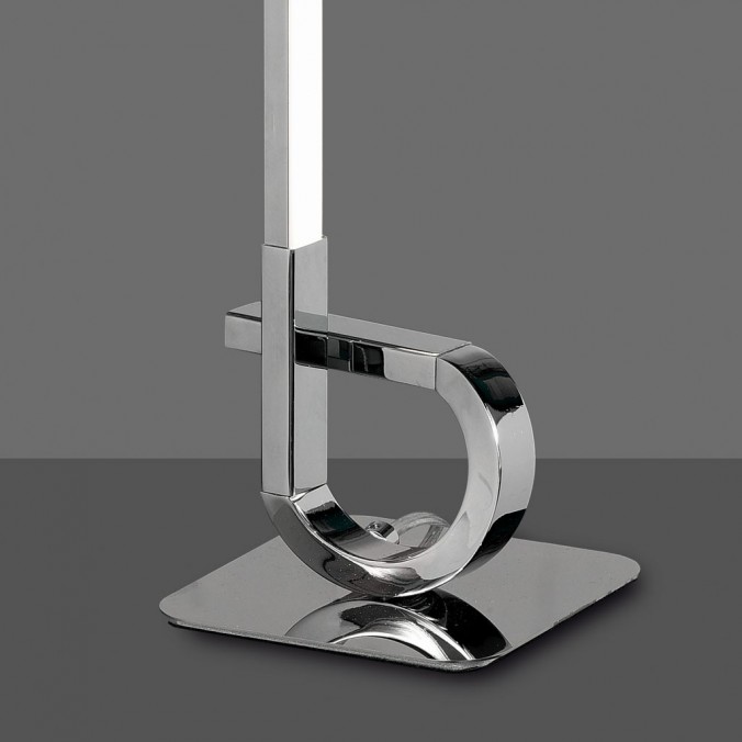 Lámpara de mesa LED 54cm CINTO Cromo Lámpara de mesa LED 54cm CINTO Cromo