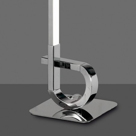 Lámpara de mesa LED 54cm CINTO Cromo