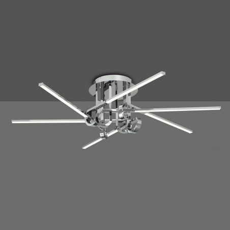 Plafón de techo  LED 42W CINTO cromo