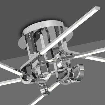 Plafón de techo  LED 42W CINTO cromo 2