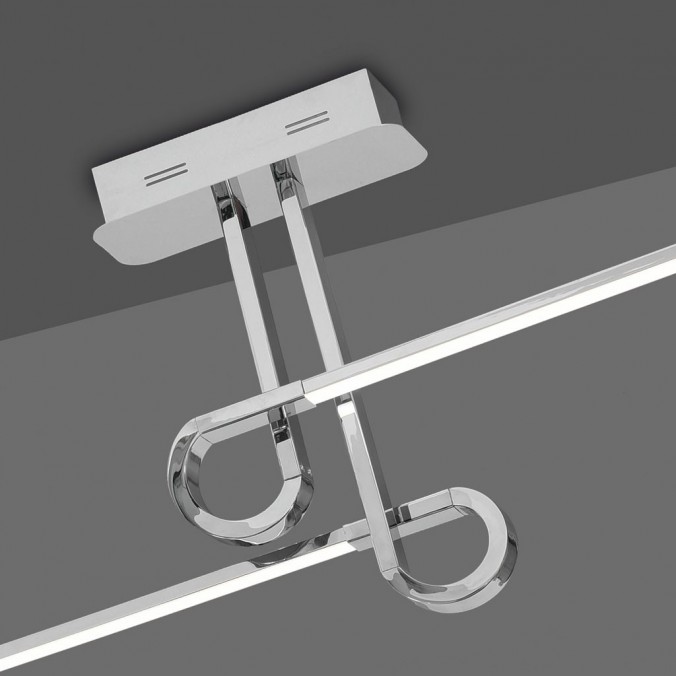 Plafón de techo LED 20W CINTO cromo