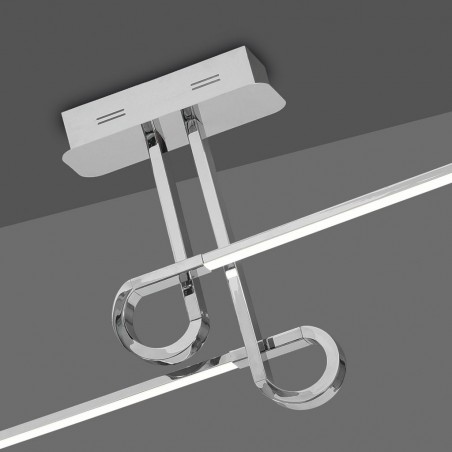 Plafón de techo LED 20W CINTO cromo