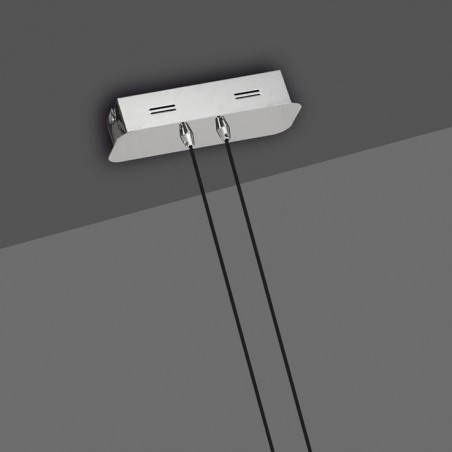 Lámpara techo suspensión LED 24W CINTO cromo