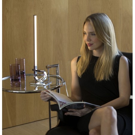 Lámpara de mesa LED 54cm CINTO Cromo