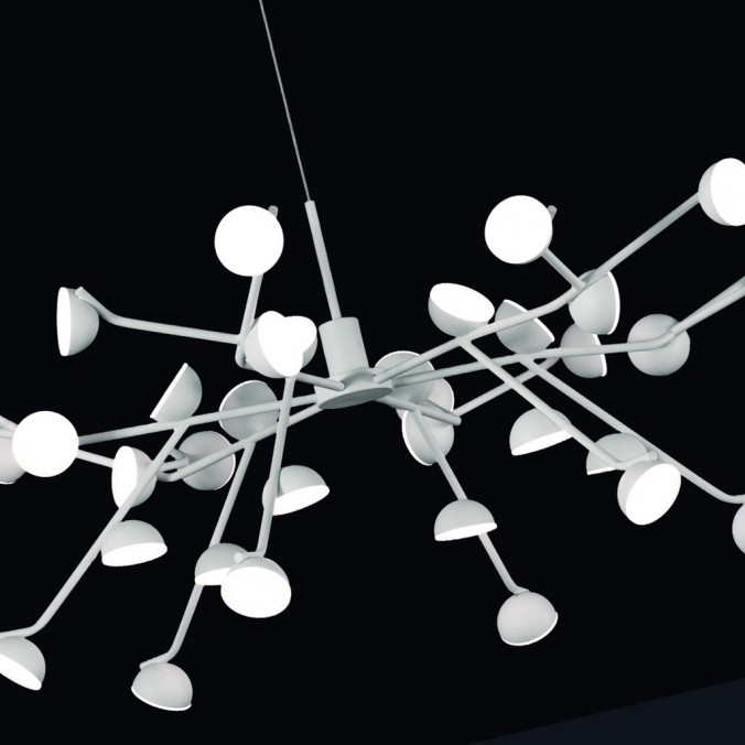 Lámpara de techo altura regulable ADN 36 luces LED Lámpara de techo altura regulable ADN 36 luces LED