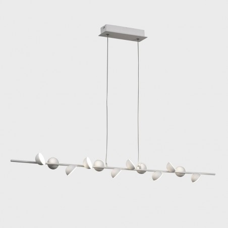 Lámpara de techo altura regulable ADN 12 luces LED