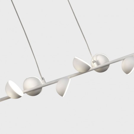 Lámpara de techo altura regulable ADN 12 luces LED