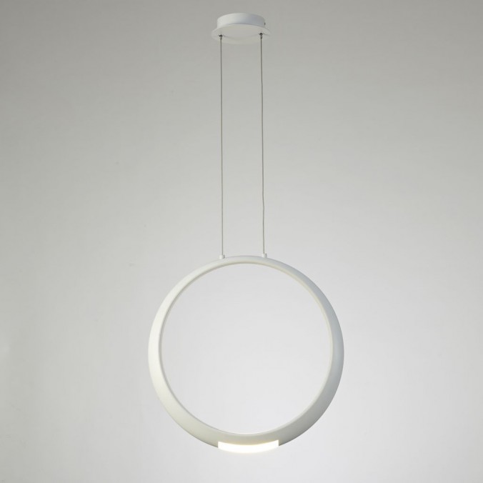 Lámpara de techo LED serie RING aluminio blanco Lámpara de techo LED serie RING aluminio blanco