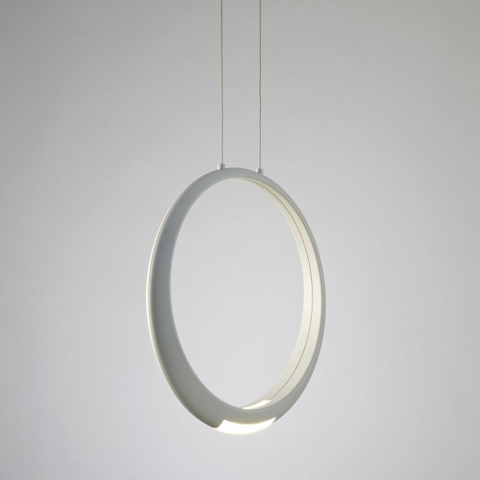 Lámpara de techo LED serie RING aluminio blanco Lámpara de techo LED serie RING aluminio blanco