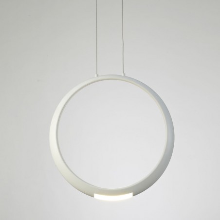 Lámpara de techo LED serie RING aluminio blanco