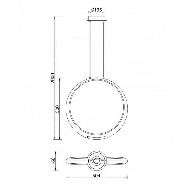 Lámpara de techo LED serie RING aluminio blanco Lámpara de techo LED serie RING aluminio blanco