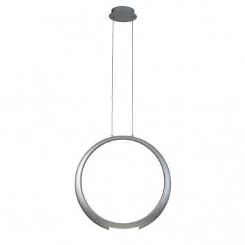 Lámpara de techo LED serie RING aluminio plata 2