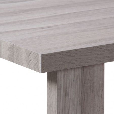 mesa baja estilo nordico roble blanco 60cm