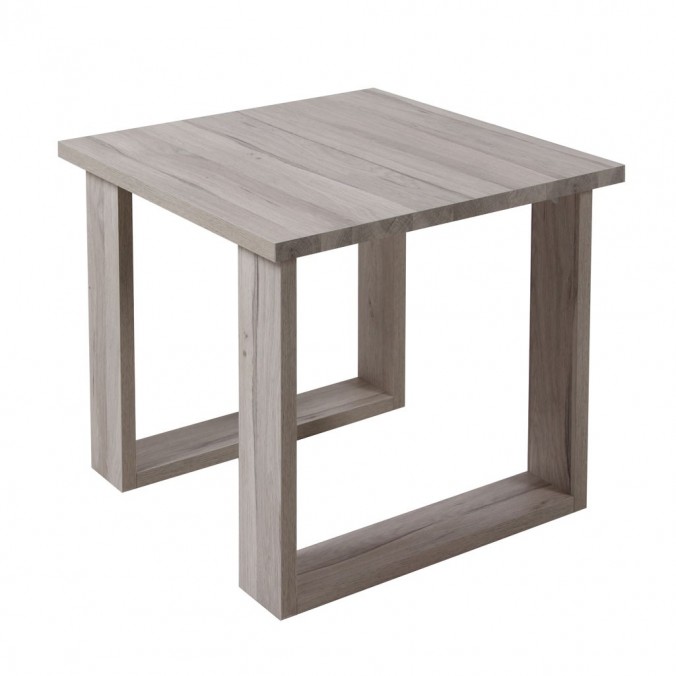 mesa baja estilo nordico roble blanco 60cm