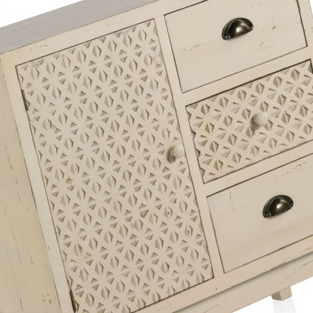 Aparador retro 76x30x74h madera abeto tallado