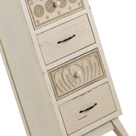 Sinfonier retro 40x30x108h madera abeto tallado