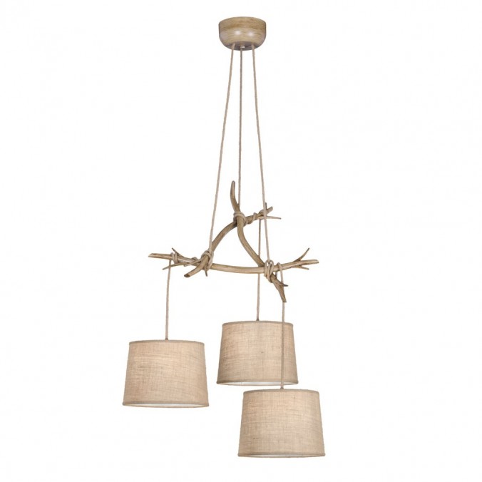 Lámpara de techo 3 luces serie Sabina