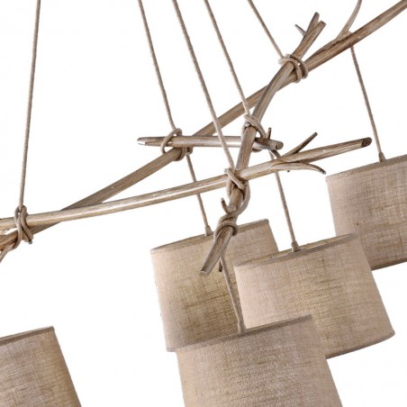 Lámpara de techo 5 luces serie Sabina