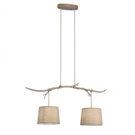 Lámpara de techo 2 luces serie Sabina