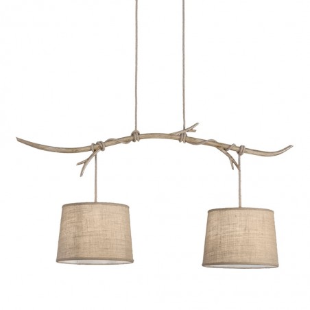 Lámpara de techo 2 luces serie Sabina