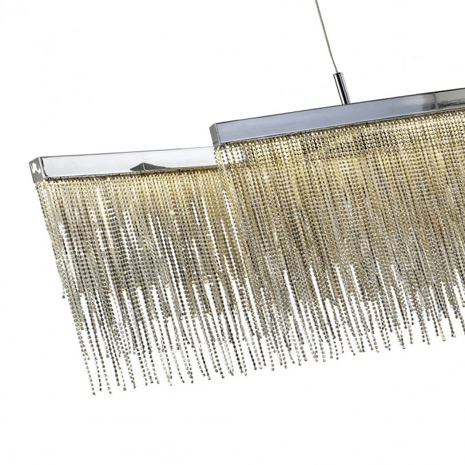 Lámpara techo suspensión LED 42W CINNA curva Lámpara techo suspensión LED 42W CINNA curva
