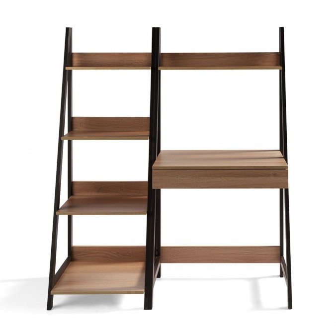 Escritorio con cajón estilo industrial 74x48x146h