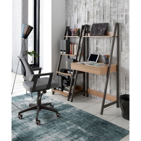 Escritorio con cajón estilo industrial 74x48x146h