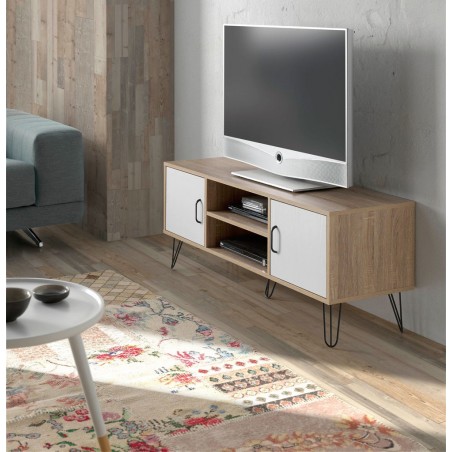 Mueble de TV estilo nórdico 120x40x48h