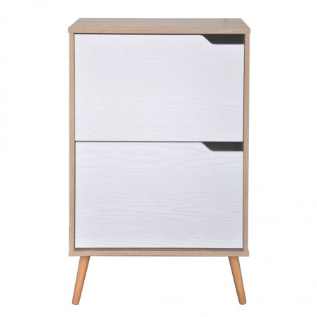 Zapatero estilo nórdico 60x24x92h