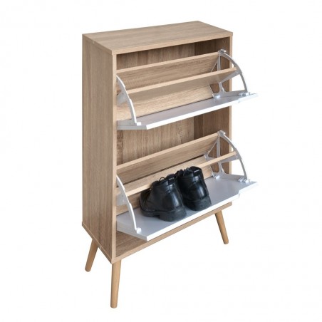 Zapatero estilo nórdico 60x24x92h