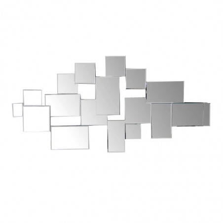 Composición de espejos cuadrados 70x140cm