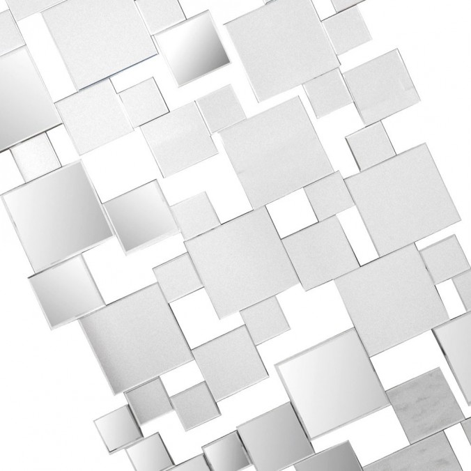 Composición de espejos cuadrados 85x141cm