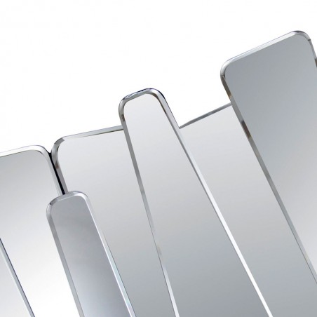 Espejo de pared diseño irregular 120x51cm