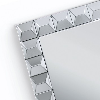 Espejo de pared diseño rectangular 80x120cm 2